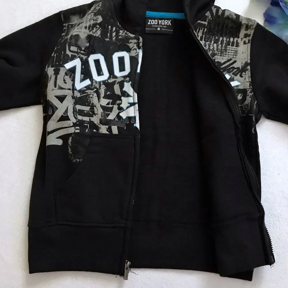 Zoo York NWT Full Zip Hoodie Boys 4